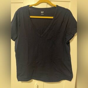 GAP Navy V-Neck T-Shirt